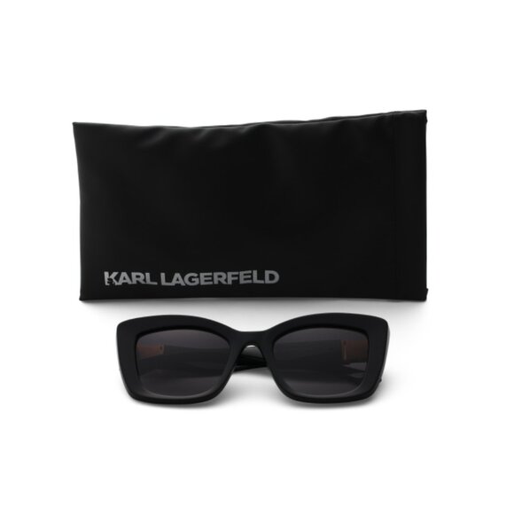 KARL LAGERFELD Black 54mm Square Sunglasses